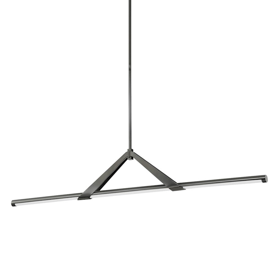 Hudson Valley Jonas 1 Light Island Light in Black Nickel