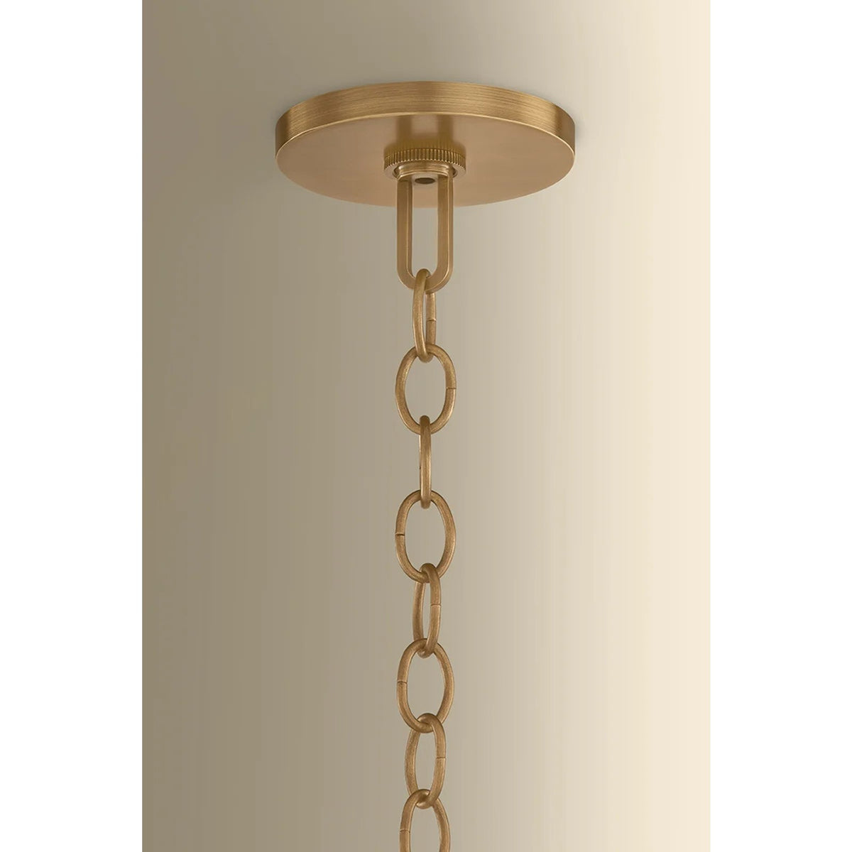 Hudson Valley Omi 1 Light Pendant, Patina Brass/Ivory Crackle