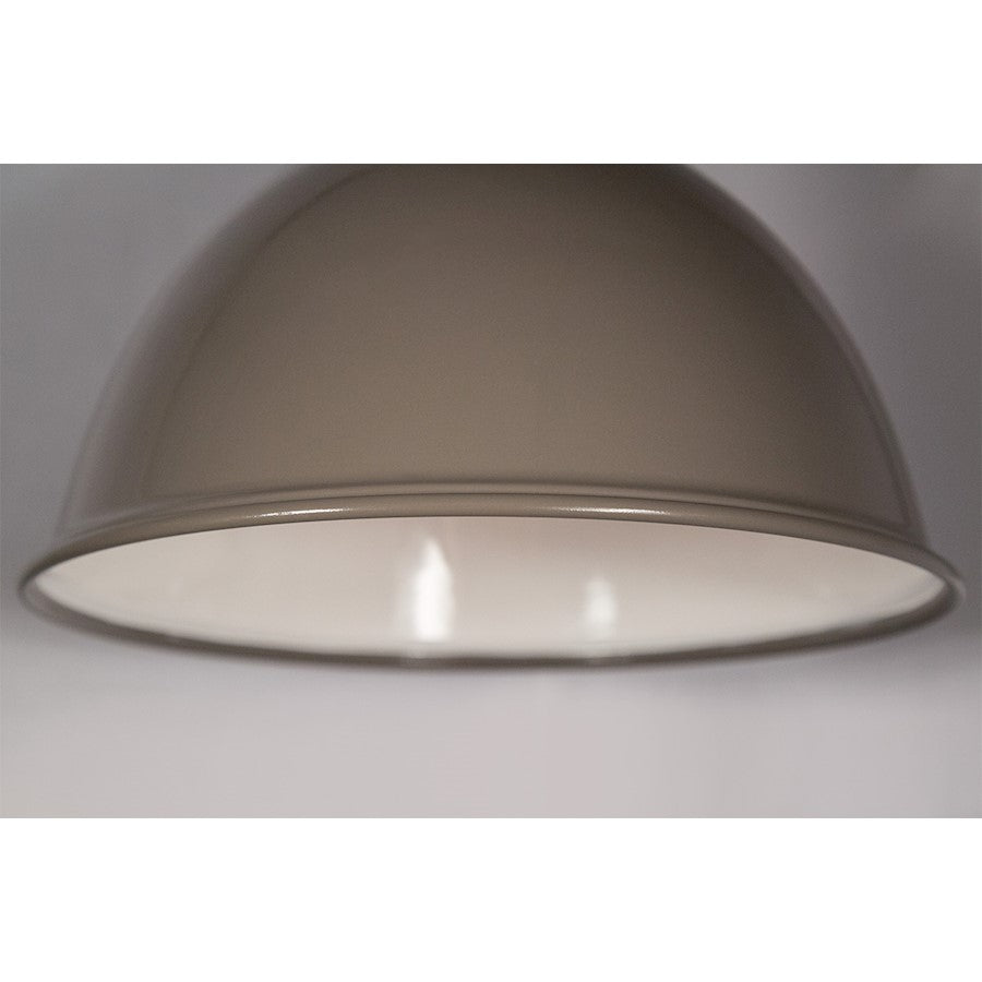 1 Light 14" Pendant, Gray