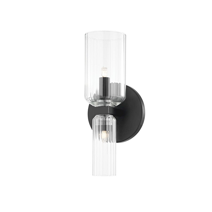 2 Light Bathroom Vanity Light Soft Black