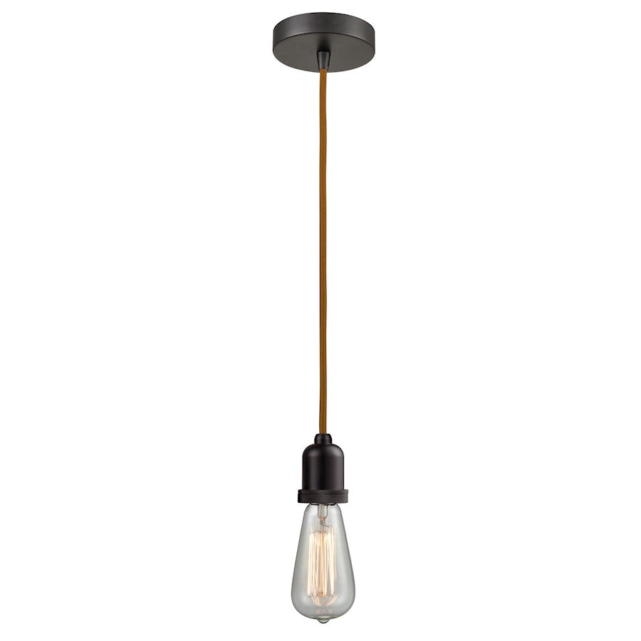 Innovations Whitney Bare Bulb Mini Pendant, OBZ/Copper Cord