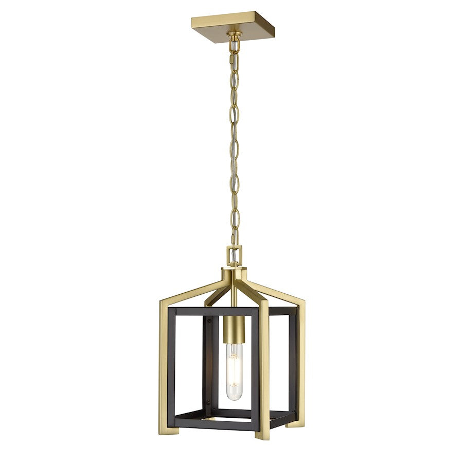 Innovations Lighting Wiscoy 1-Lt 8" Chain Hung Pendant, BSB