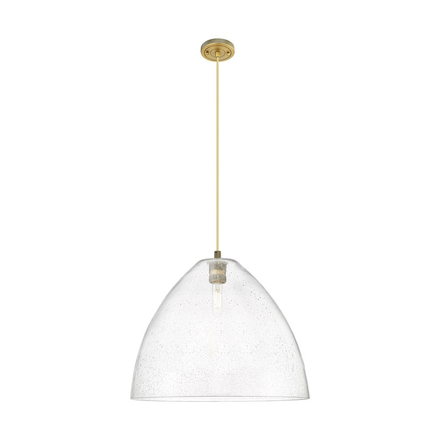 Innovations Crown Point 1Lt 16" Bristol Cord Pendant, BB/SD - 434-1P-BB-GBD-164