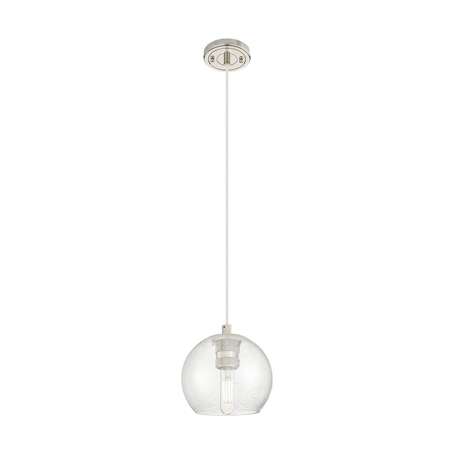 Innovations Crown Point 1Lt 6" Athens Cord Pendant, PN/Seed - 434-1P-PN-G124-6