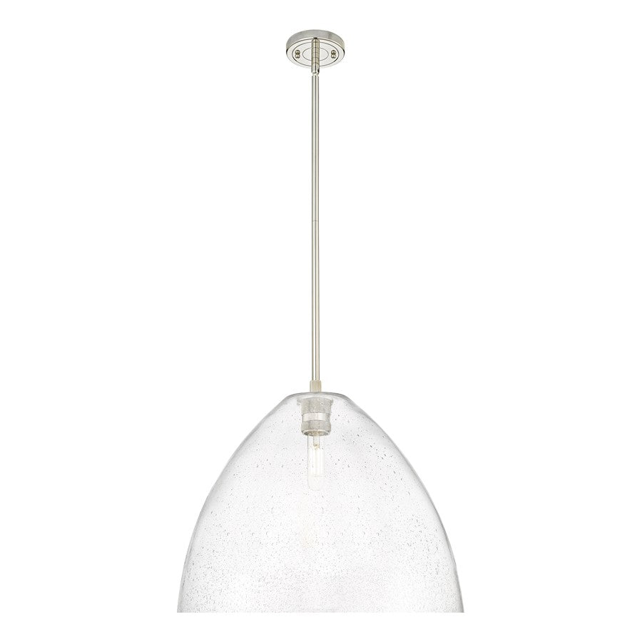 Innovations Crown Point 1Lt 16" Bristol Stem Pendant, PN/SD - 434-1S-PN-GBD-164