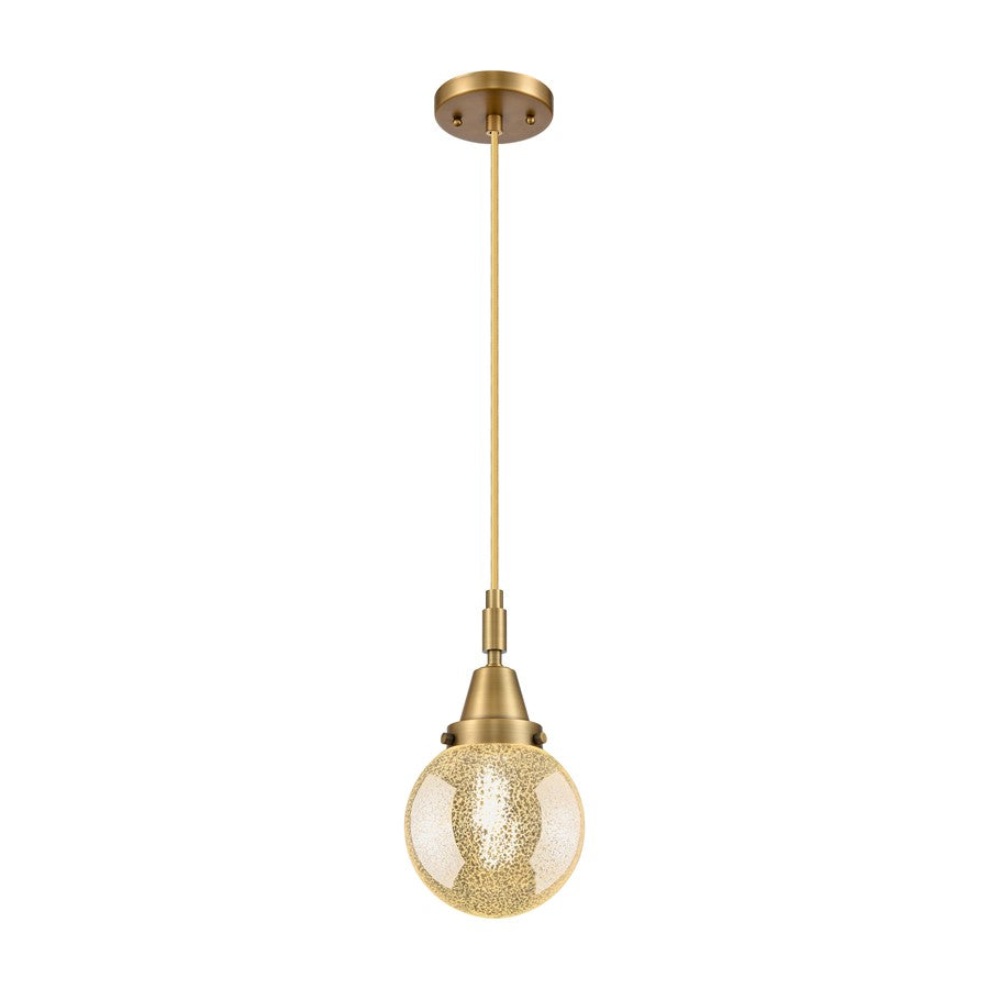 Innovations Caden Beacon 1Lt 6" Cord Mini Pendant, BB/Mercury - 447-1P-BB-G208-6