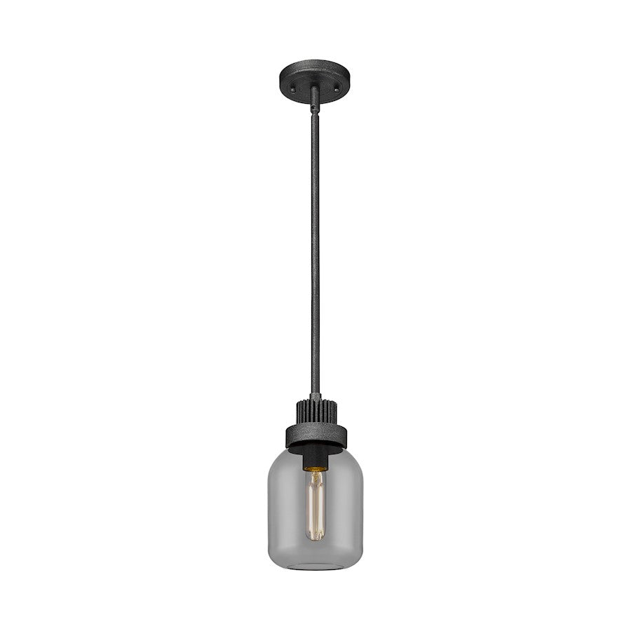 Innovations Somers 1 Lt 6" Stem Pendant, Zinc, Stem 6", PS