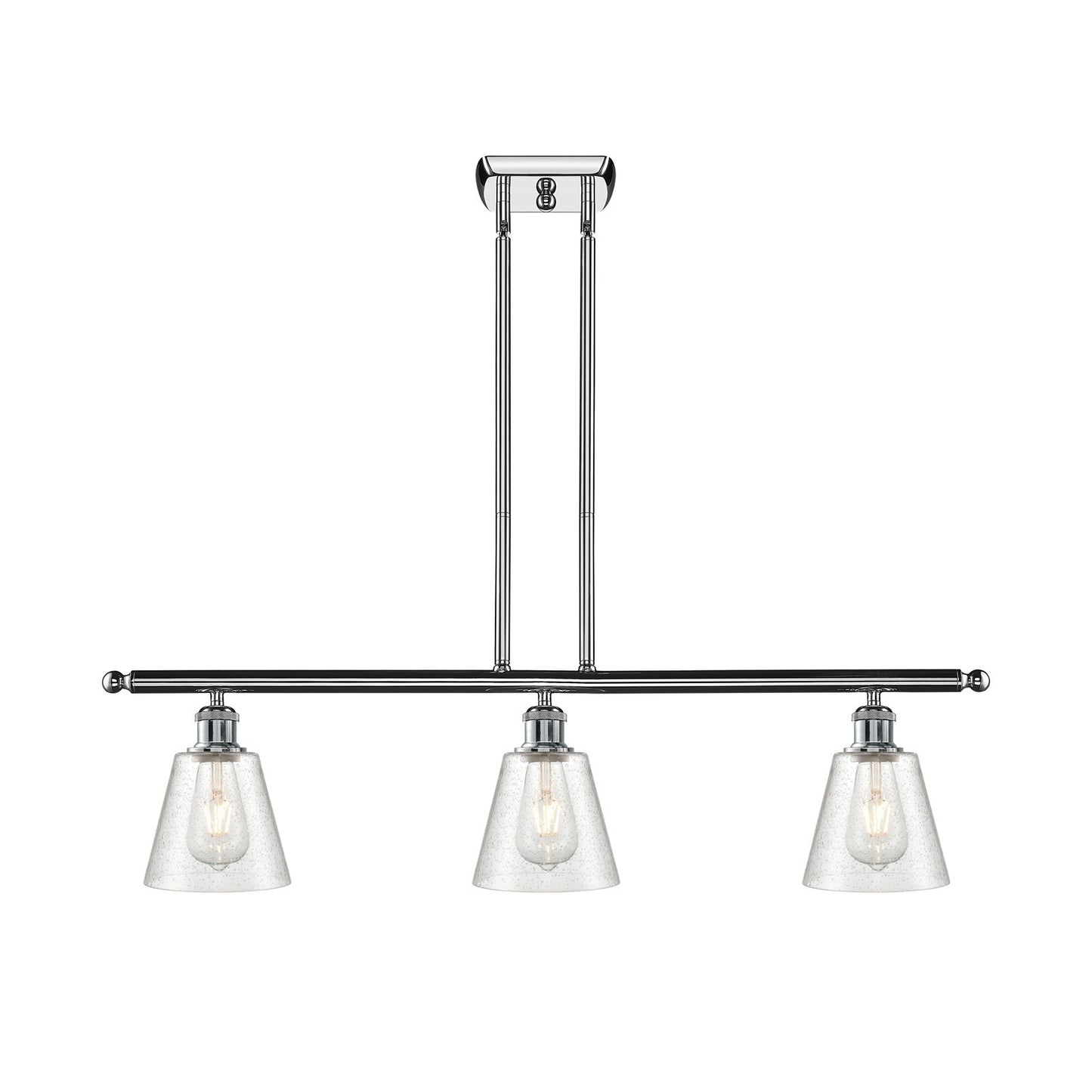 Innovations Caton 3Lt 36" Island Lt, Polished, Polished Chrome