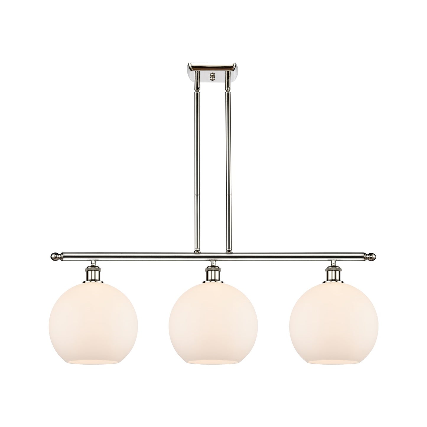 Innovations Athens 3Lt 36.5" Island Lt, Polished Nickel