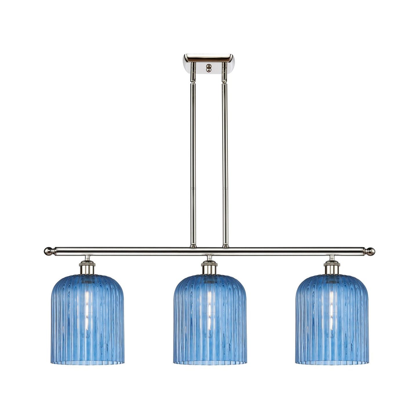 Innovations Bridal Veil 3Lt 36" Island Lt, Polished Nickel