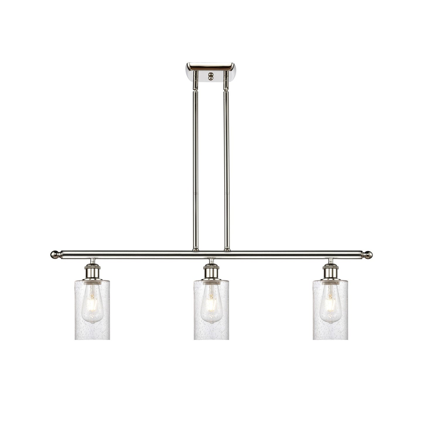 Innovations Clymer 3Lt 36" Island Lt, Polished Nickel