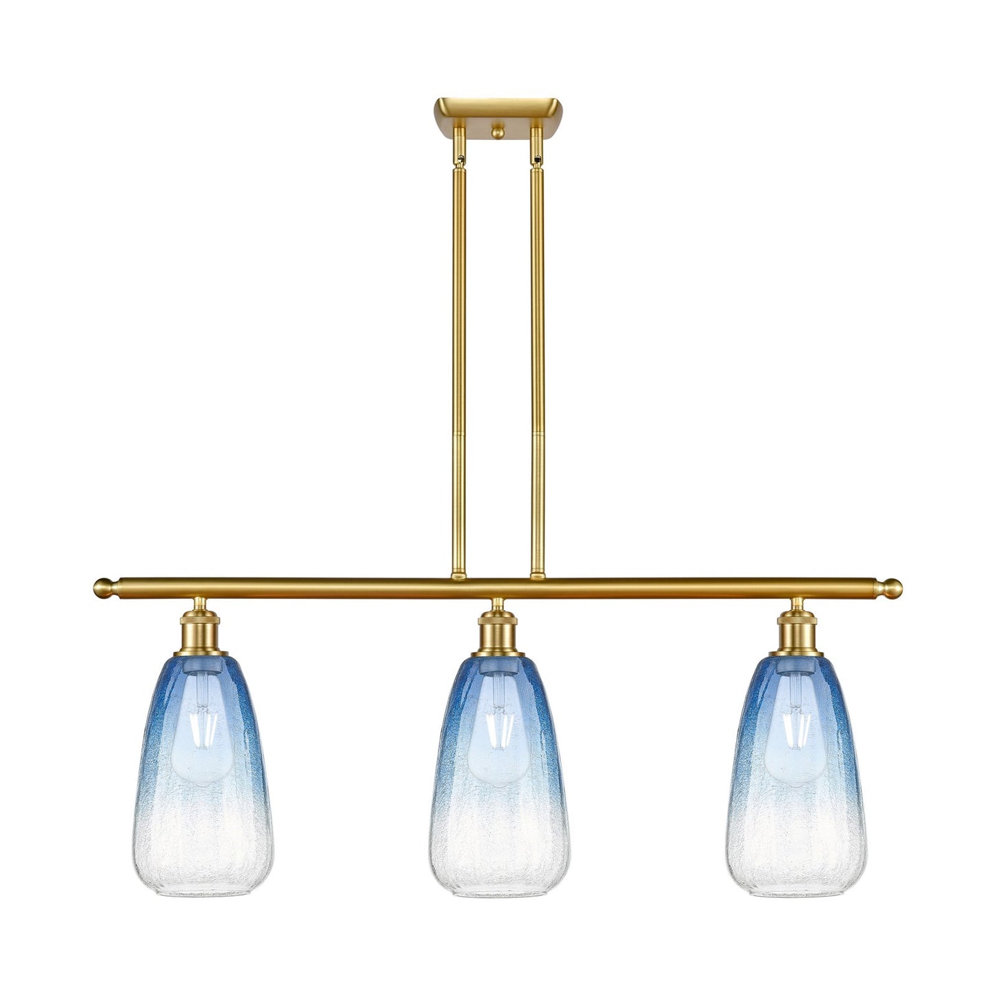 Innovations Brookhaven Almond 3Lt 36" Island, Satin Gold