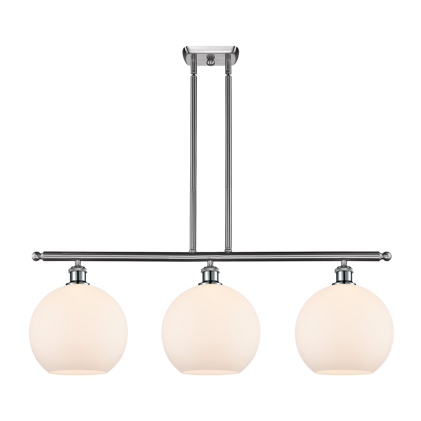 Innovations Athens 3Lt 36.5" Island, Brushed Satin Nickel