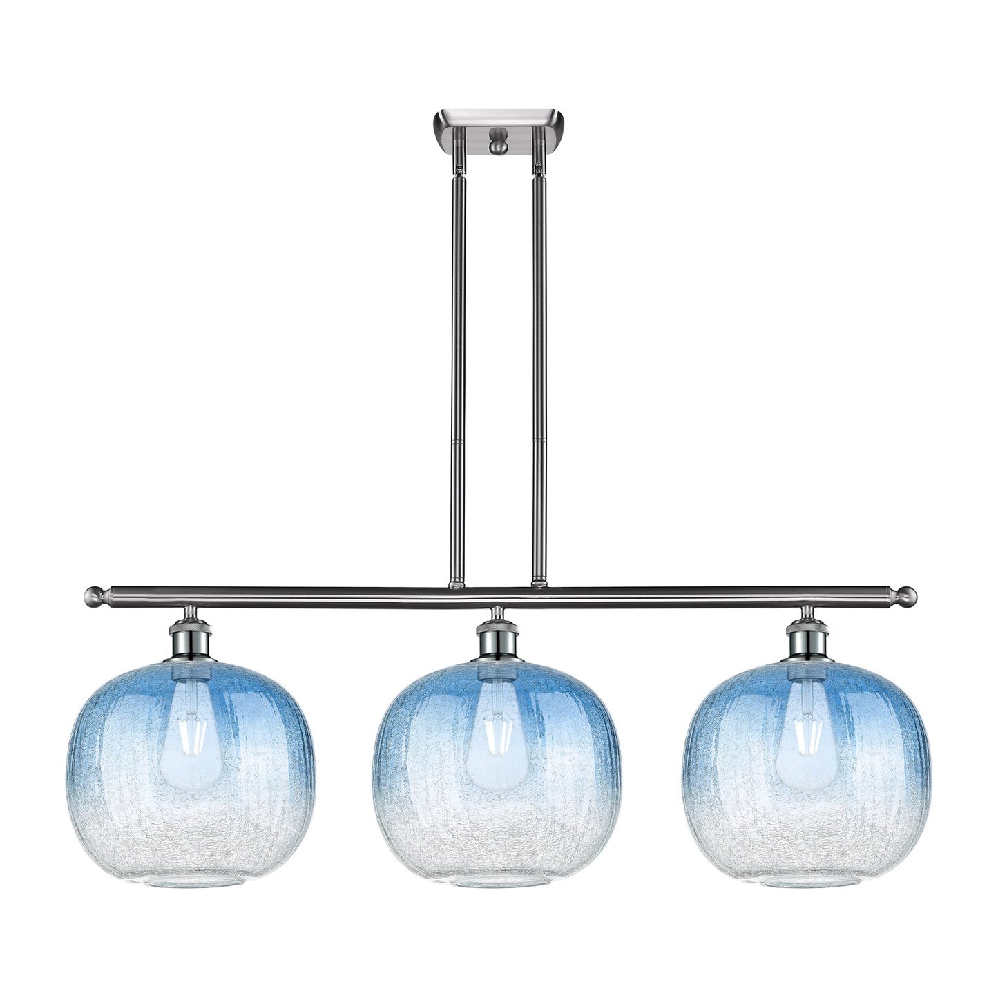 Innovations Brookhaven Sphere 3Lt, Brushed Satin Nickel