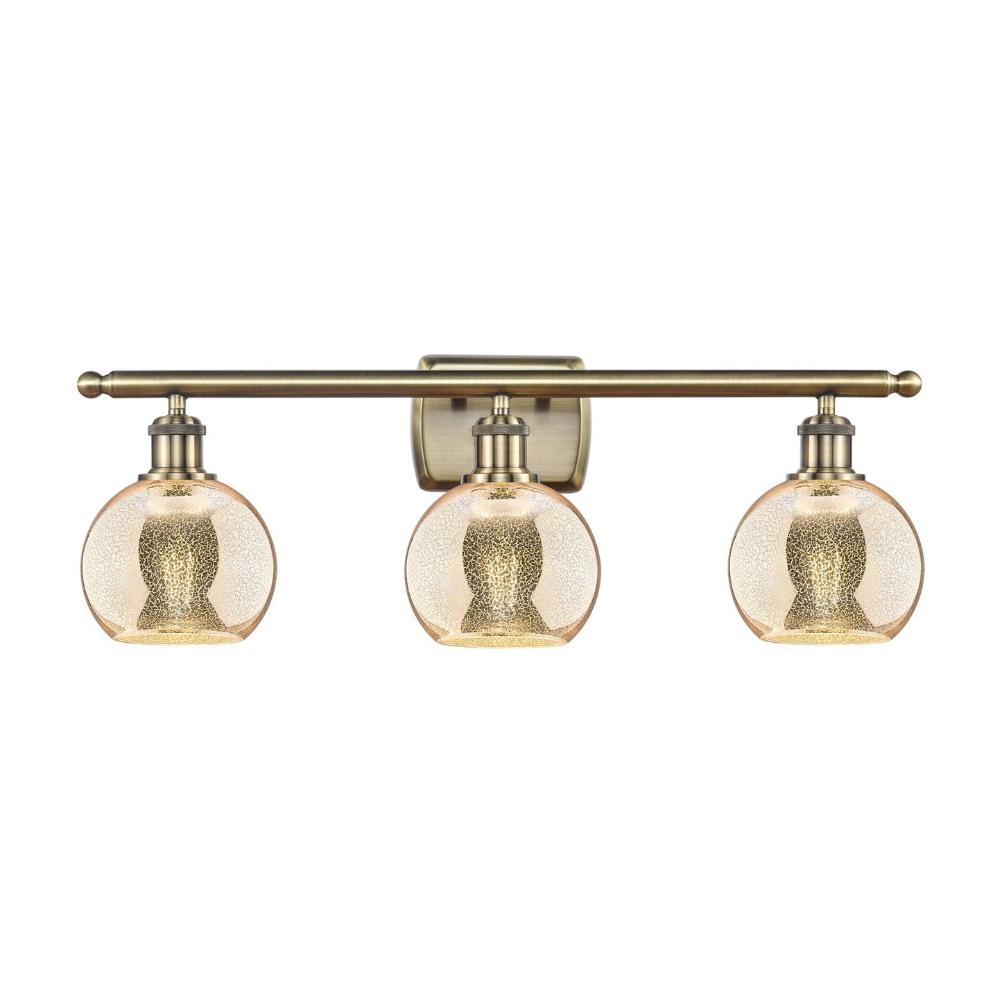 Innovations Athens 3Lt 25.875" Bath Vanity Lt, Antique Brass
