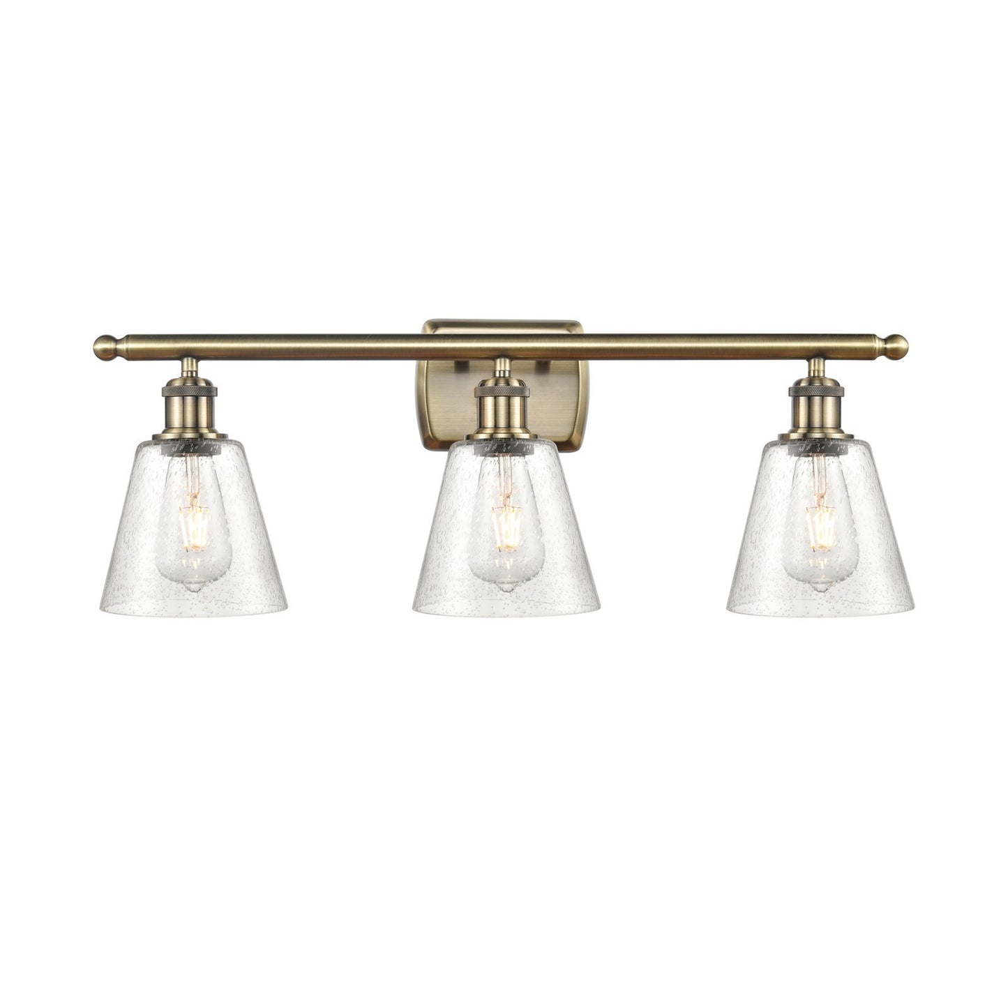 Innovations Caton 3Lt 26" Bath Vanity Lt, Antique Brass