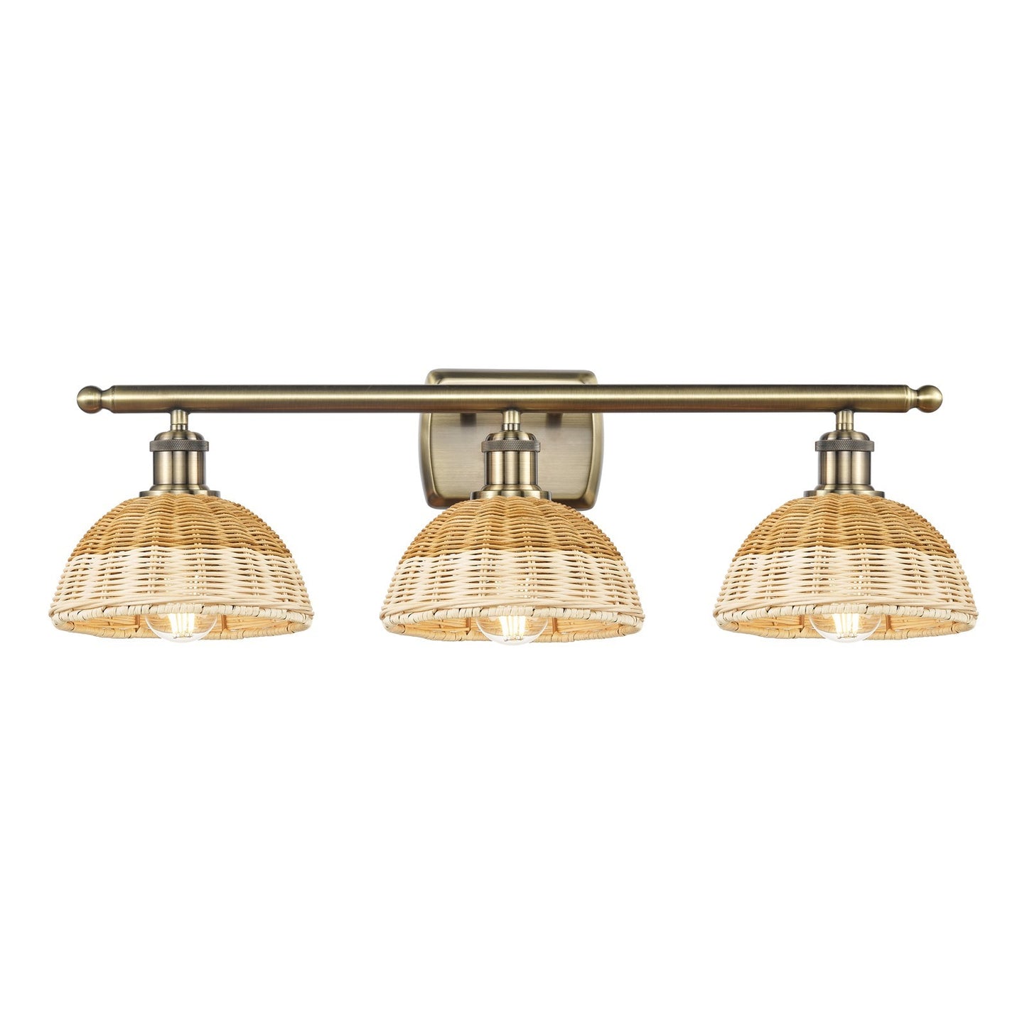 Innovations Bristol Natural II 3Lt 27.5", Antique Brass