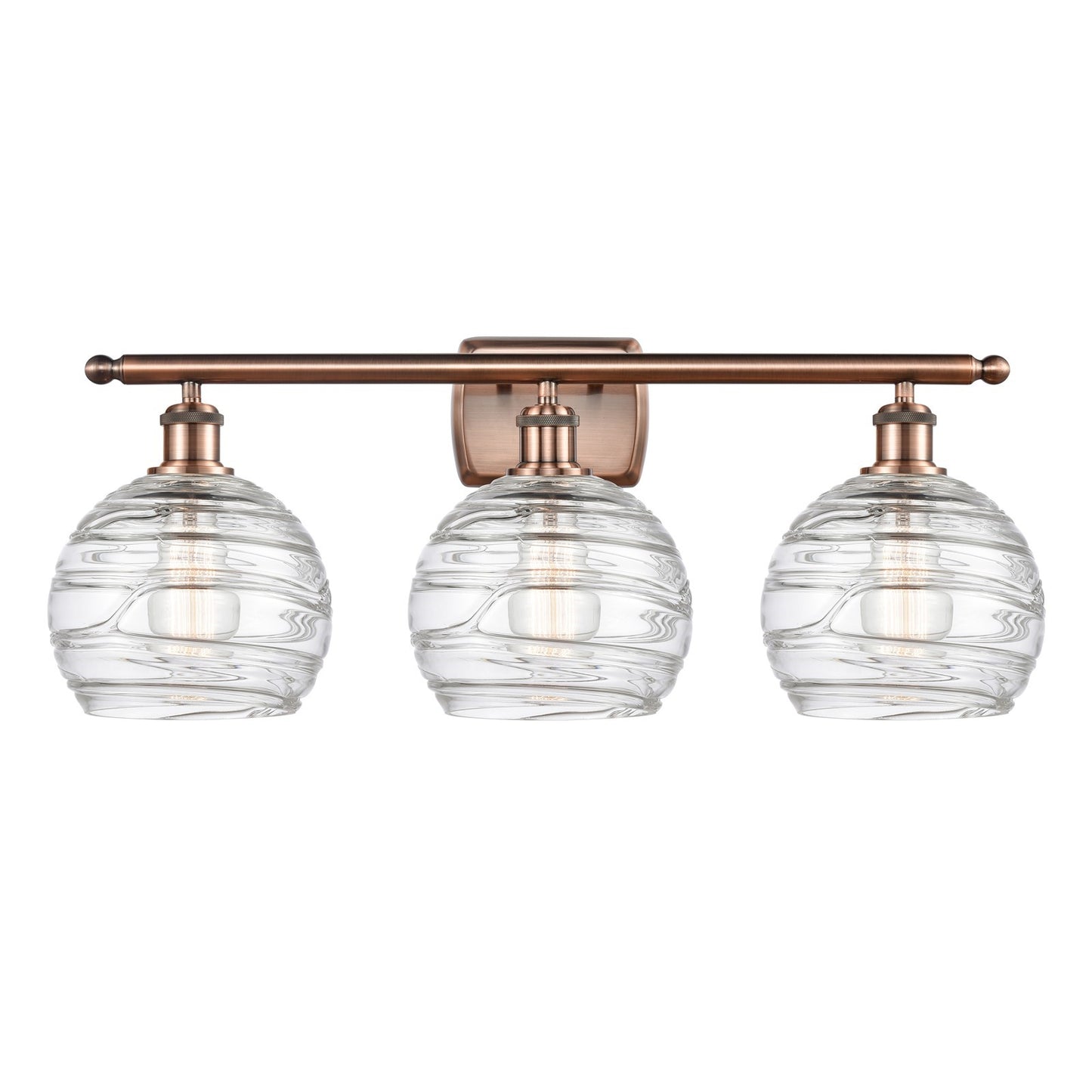 Innovations Athens Deco Swirl 3Lt 28", Antique Copper