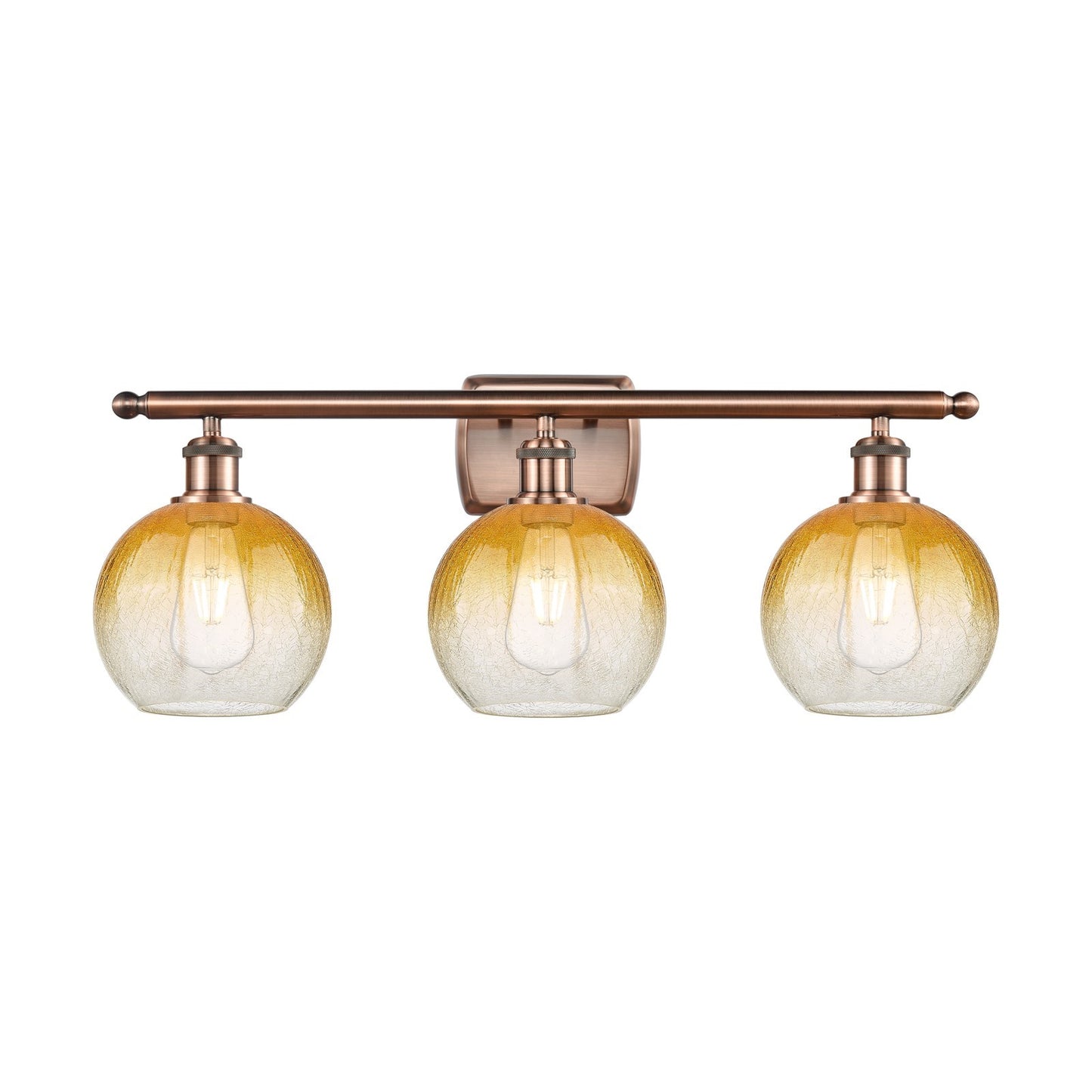 Innovations Brookhaven Globe 3Lt 27.875", Antique Copper