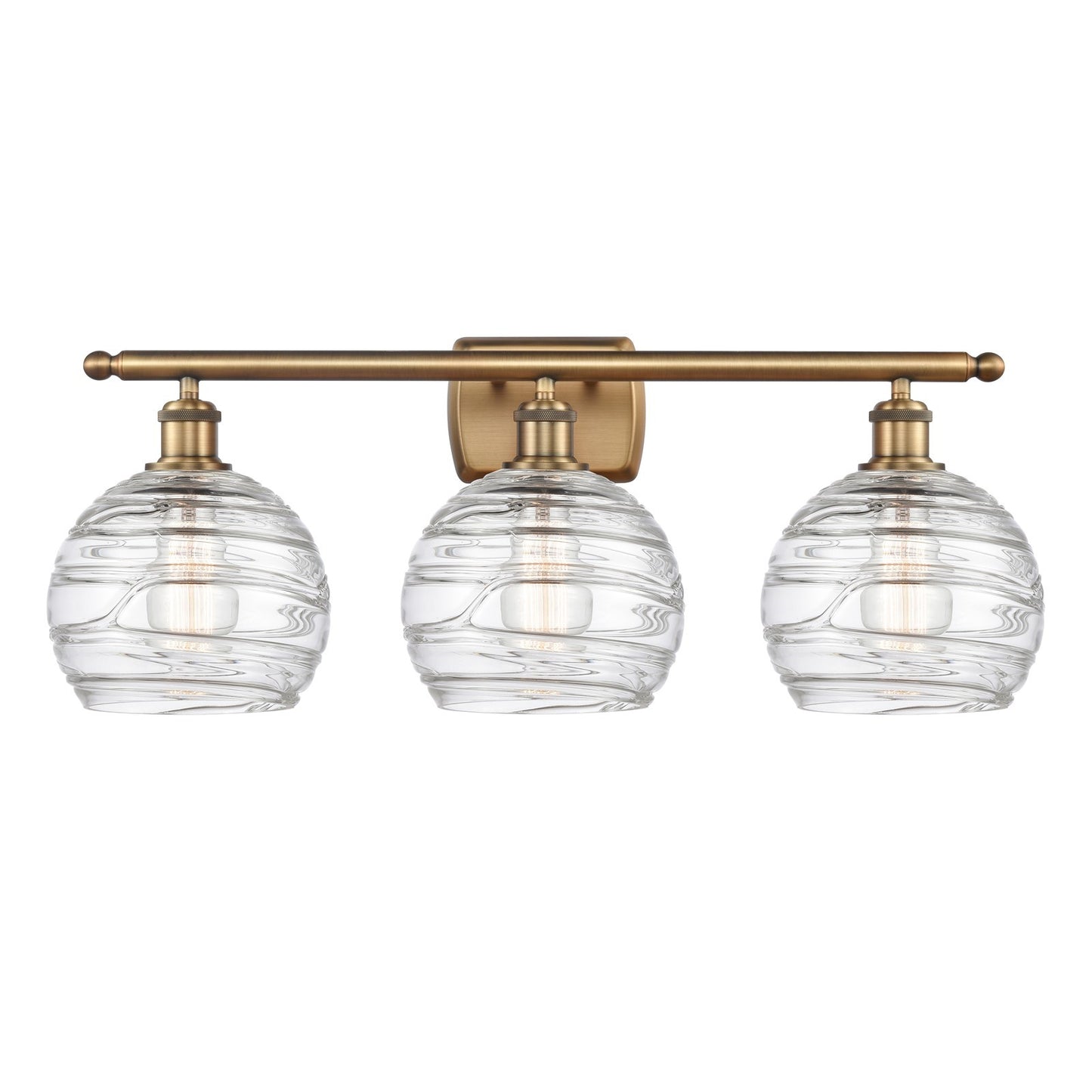 Innovations Athens Deco Swirl 3Lt 28" Bath, Brushed Brass