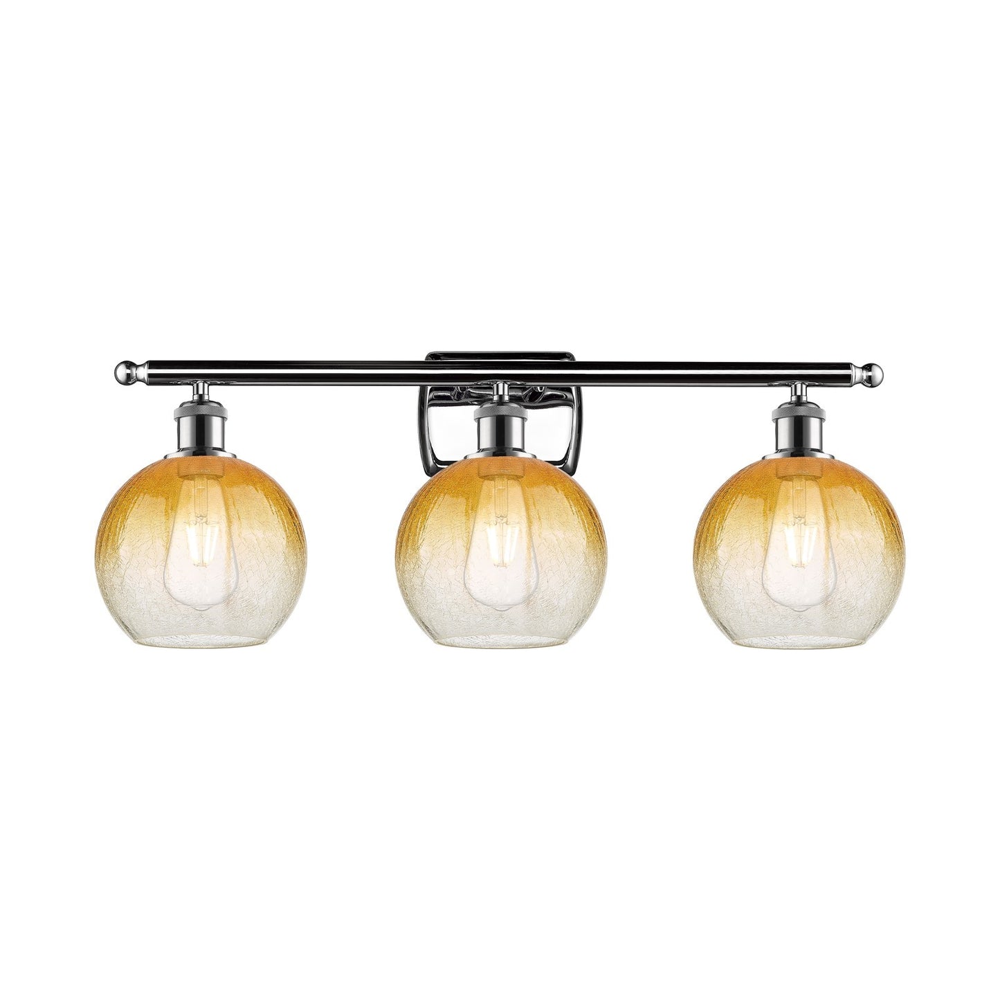 Innovations Brookhaven Globe 3Lt 27.875", Polished Chrome