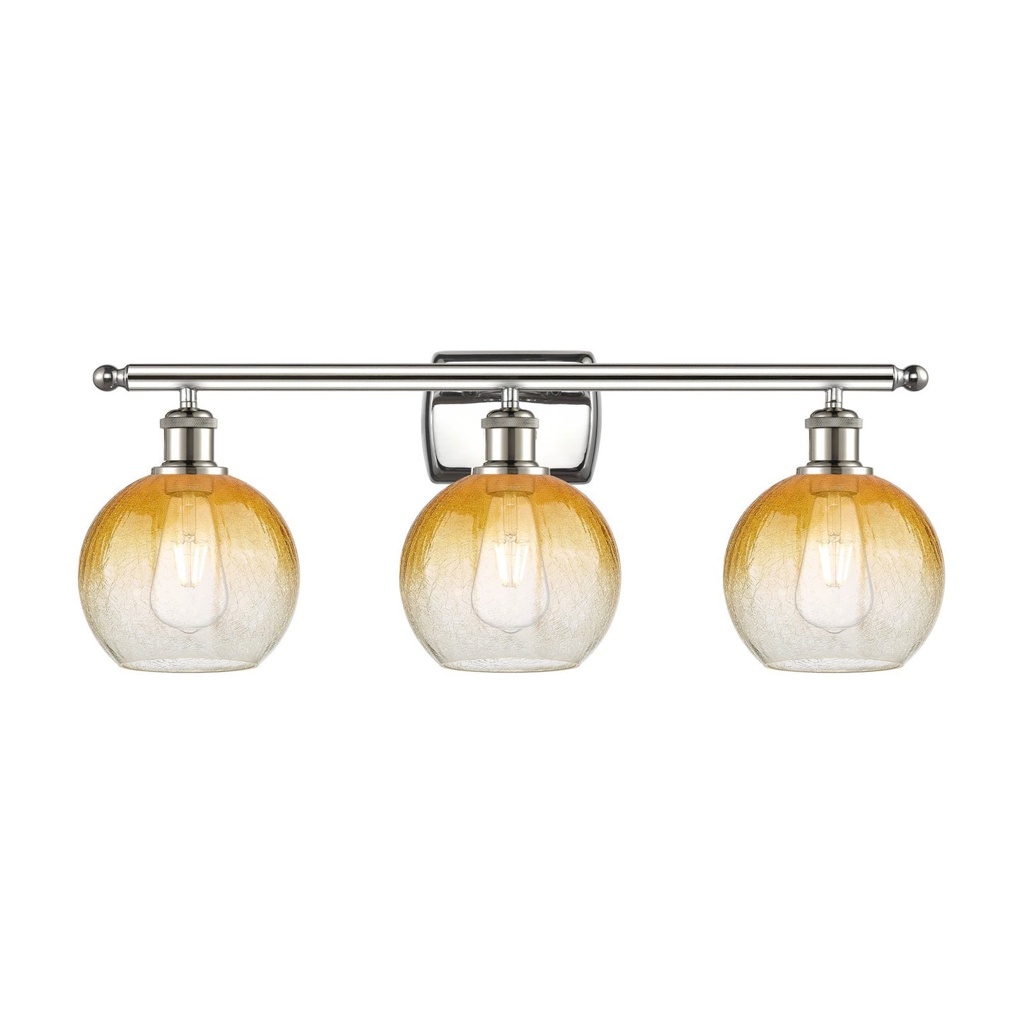 Innovations Brookhaven Globe 3Lt 27.875", Polished Nickel