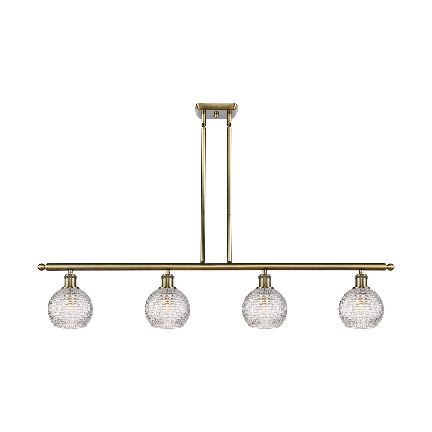 Innovations Athens 4Lt 48" Island Lt, Antique Brass