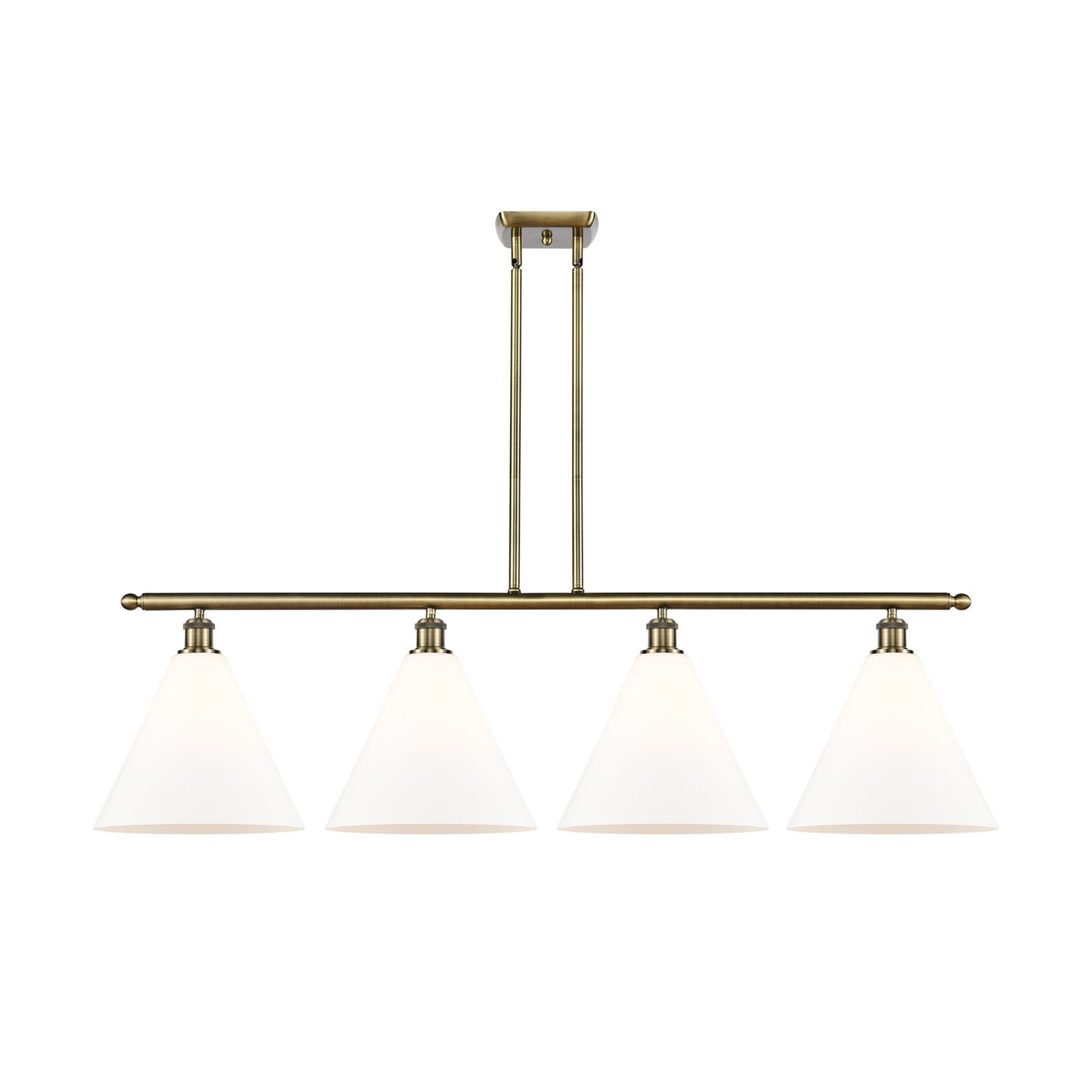 Innovations Berkshire Glass 4Lt 50.25", Antique Brass