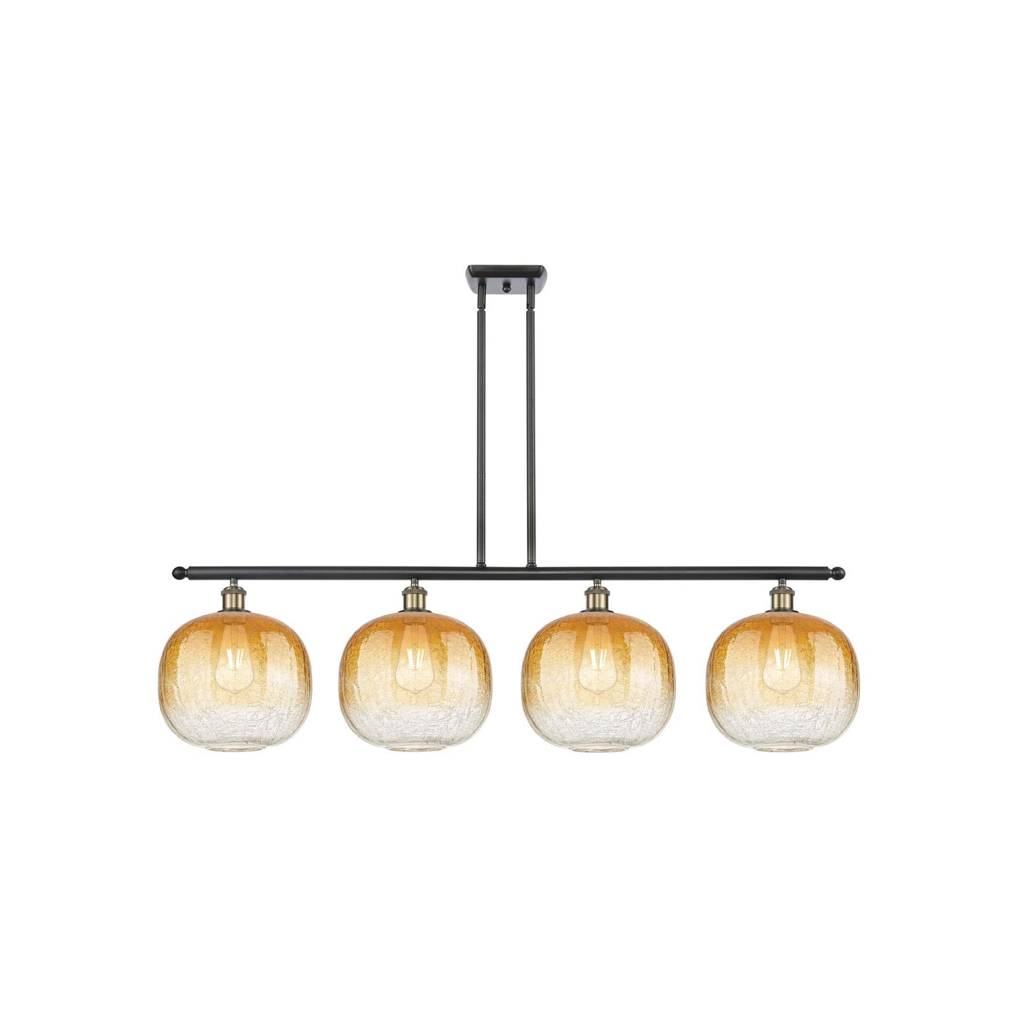 Innovations Brookhaven Sphere 4Lt, Blk Antique Brass