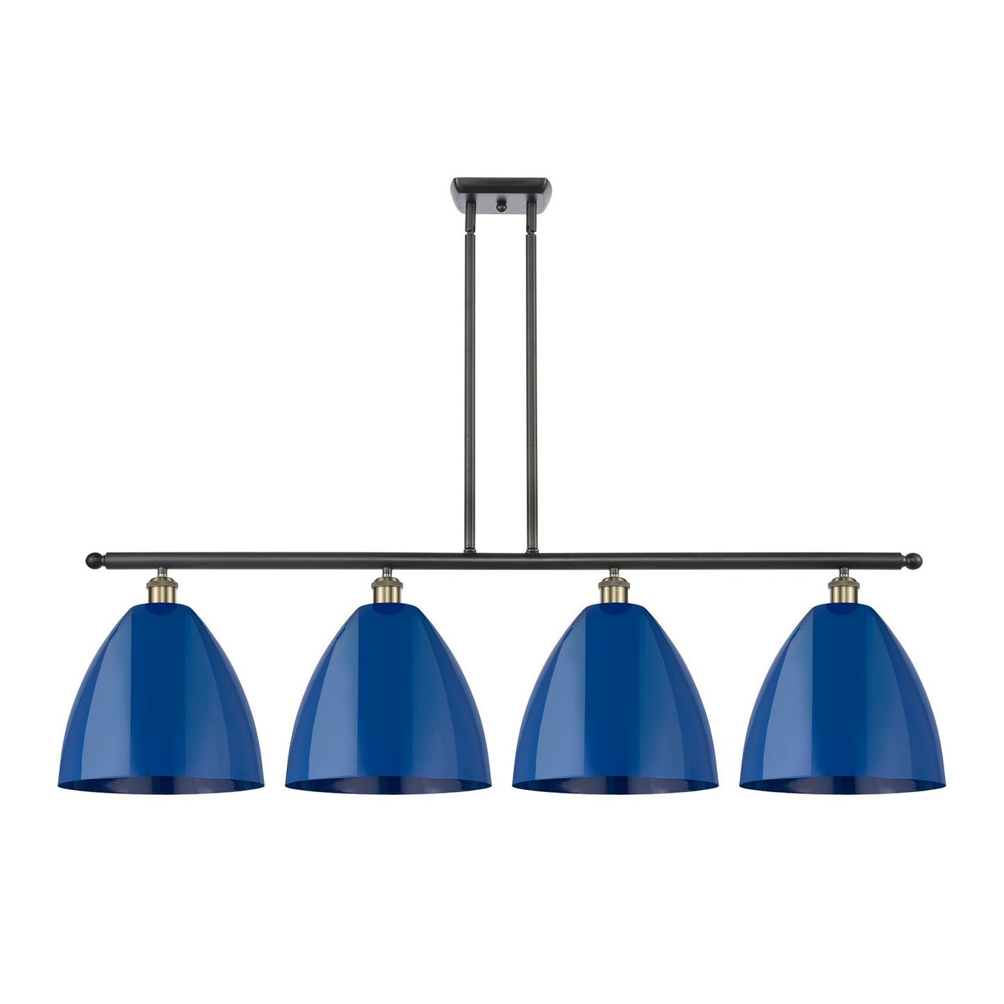 Innovations Plymouth 4Lt 50.25", Blk Antique Brass