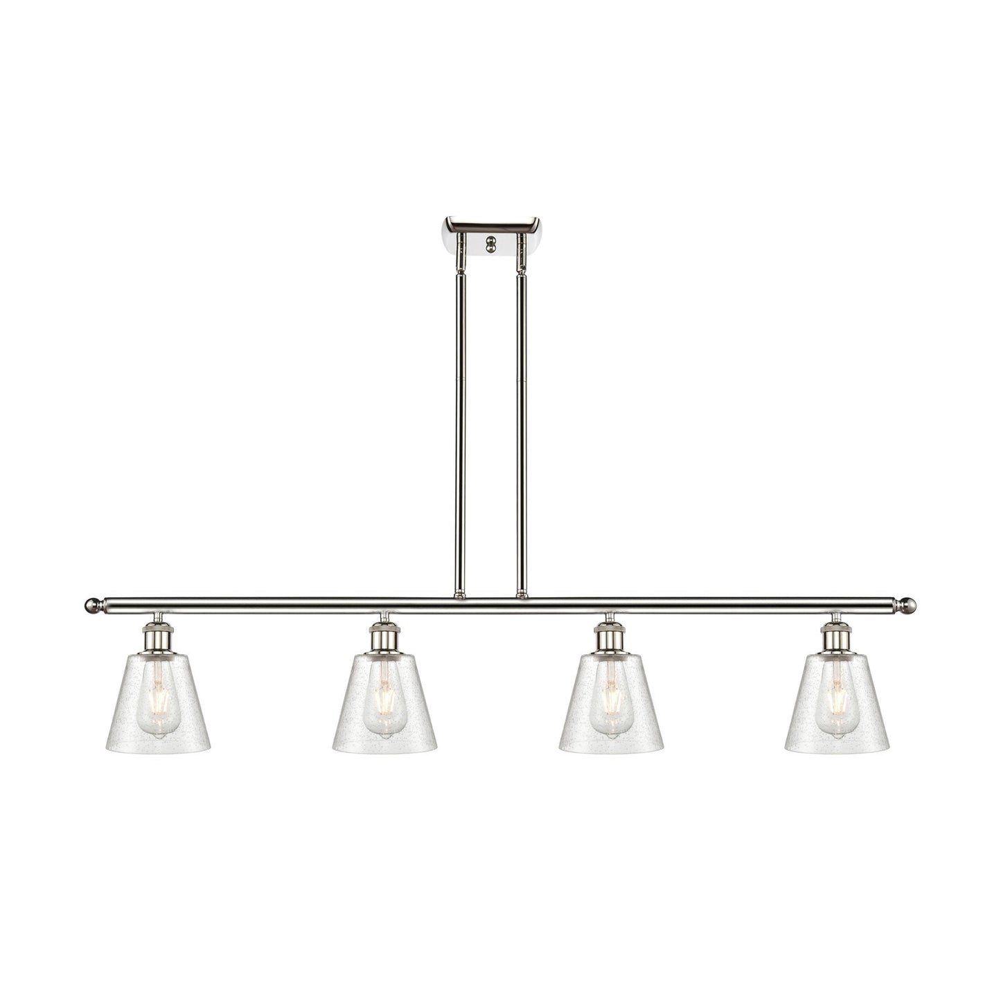 Innovations Caton 4Lt 48" Island Lt, Polished, Polished Nickel