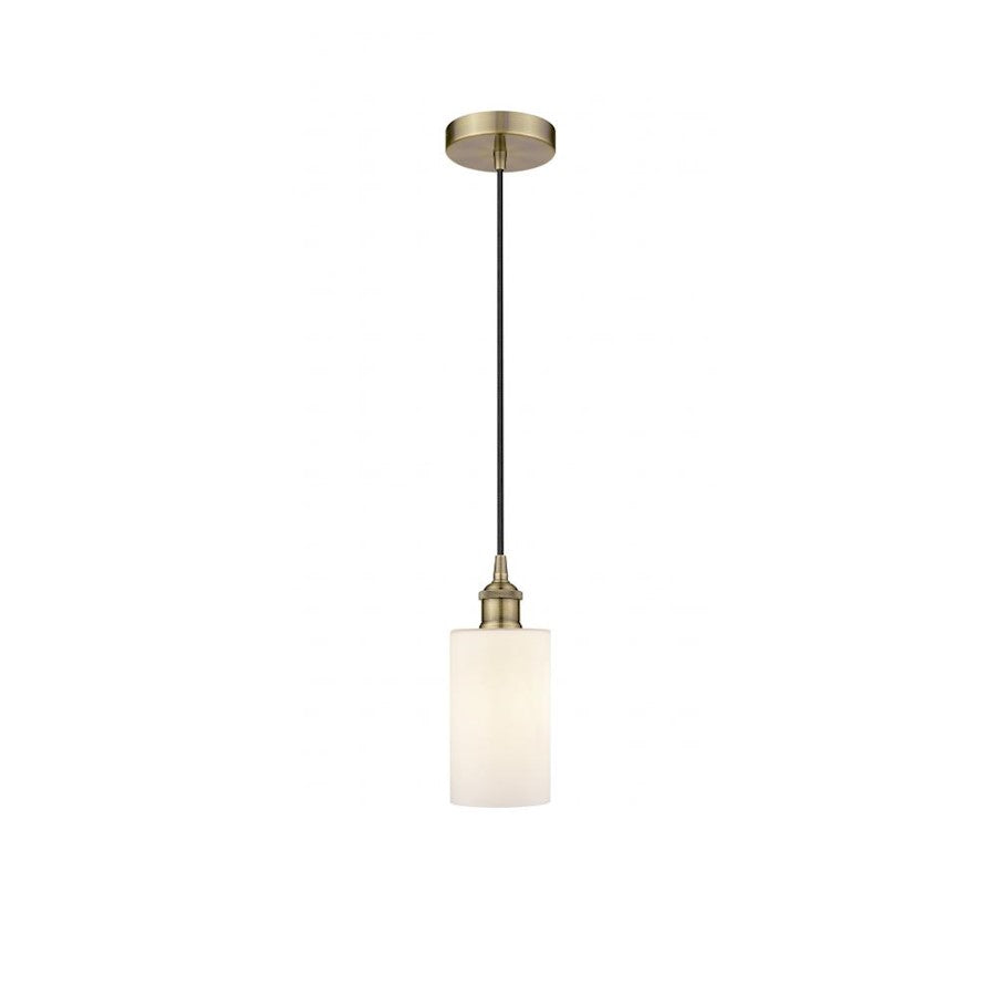 Innovations Edison Clymer 1 Light Mini Pendant, AB G801