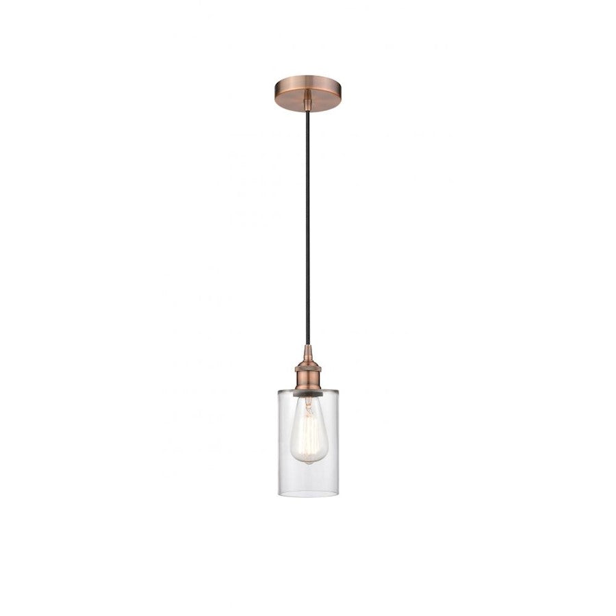 Innovations Edison Clymer 1 Light Mini Pendant, CP G802