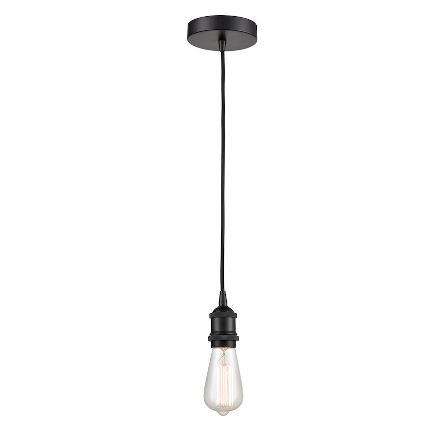 Innovations 616-1P-BK Mini Pendant, Matte Black- 616-1P-BK