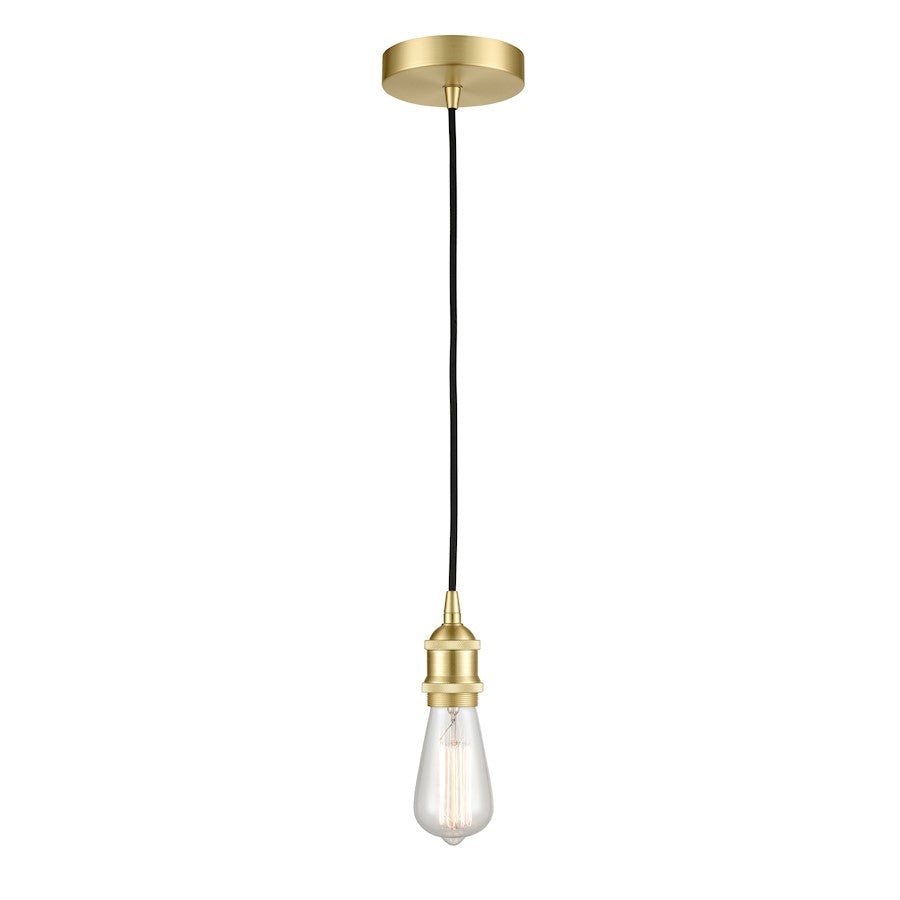 Innovations Lighting Edison Edison 1 Light Mini Pendant, Satin Brass