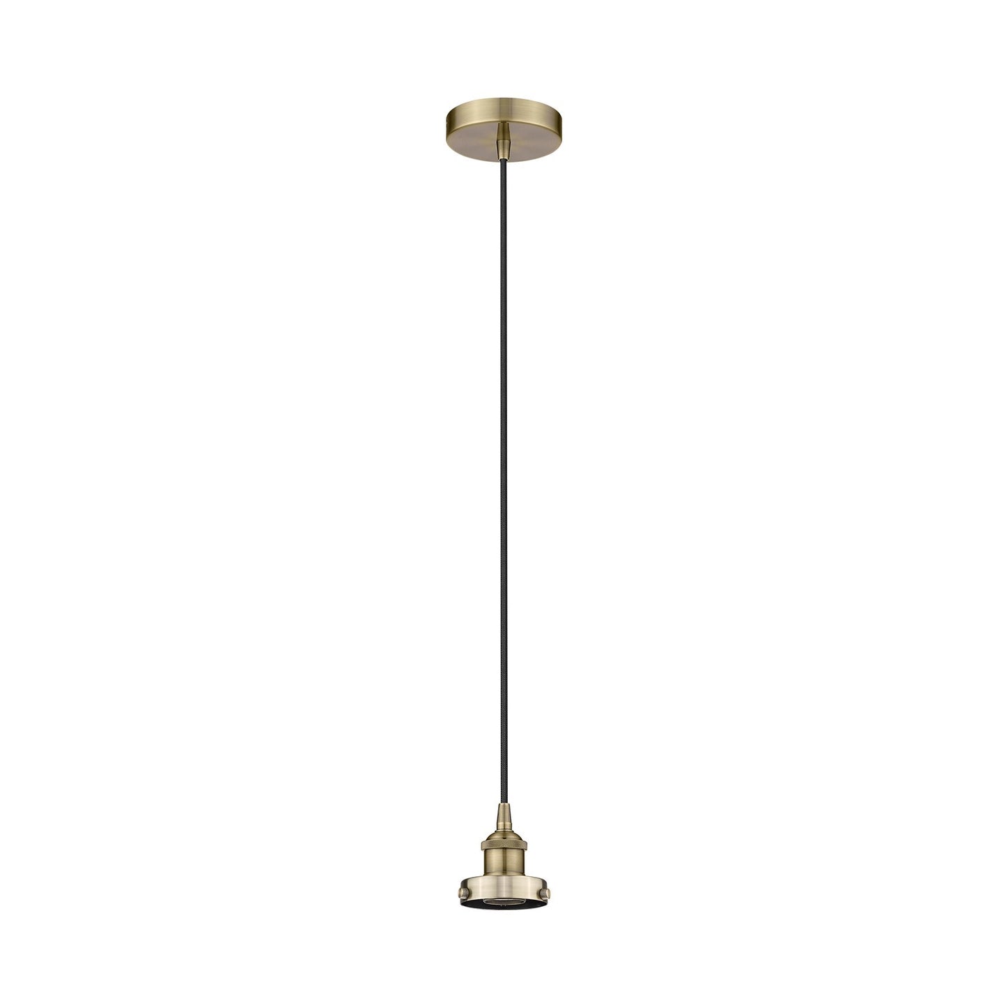 Innovations Lighting Edison 1-Light Mini Pendant | Industrial Antique Brass Steel and Cast Brass | Kitchen Island & Dining Room Accent | Model 616-1PH-AB
