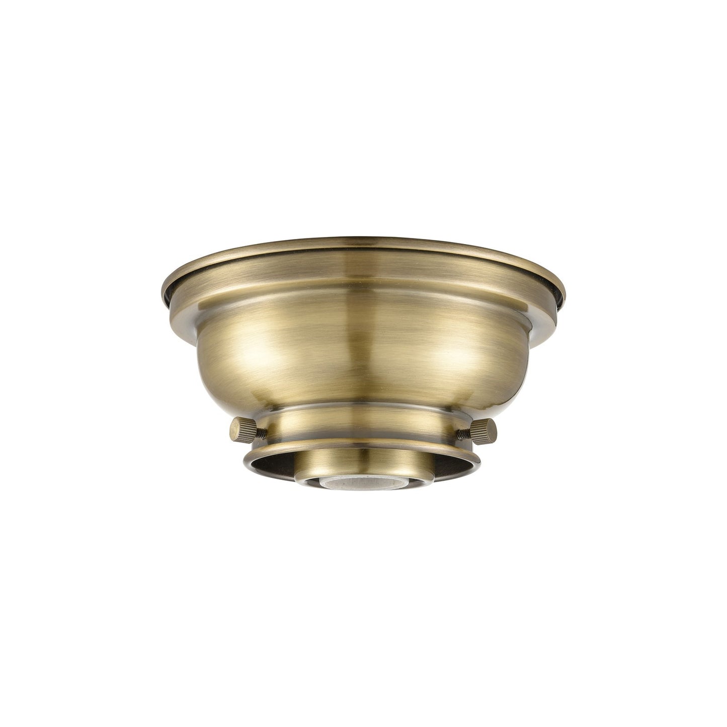 Innovations Franklin Restoration 6.25in 1-Light Flush Mount | Industrial Antique Brass Steel | Hallway & Entryway | 6.25 x 6.25 x 2.75 in | Model 623-1F-AB