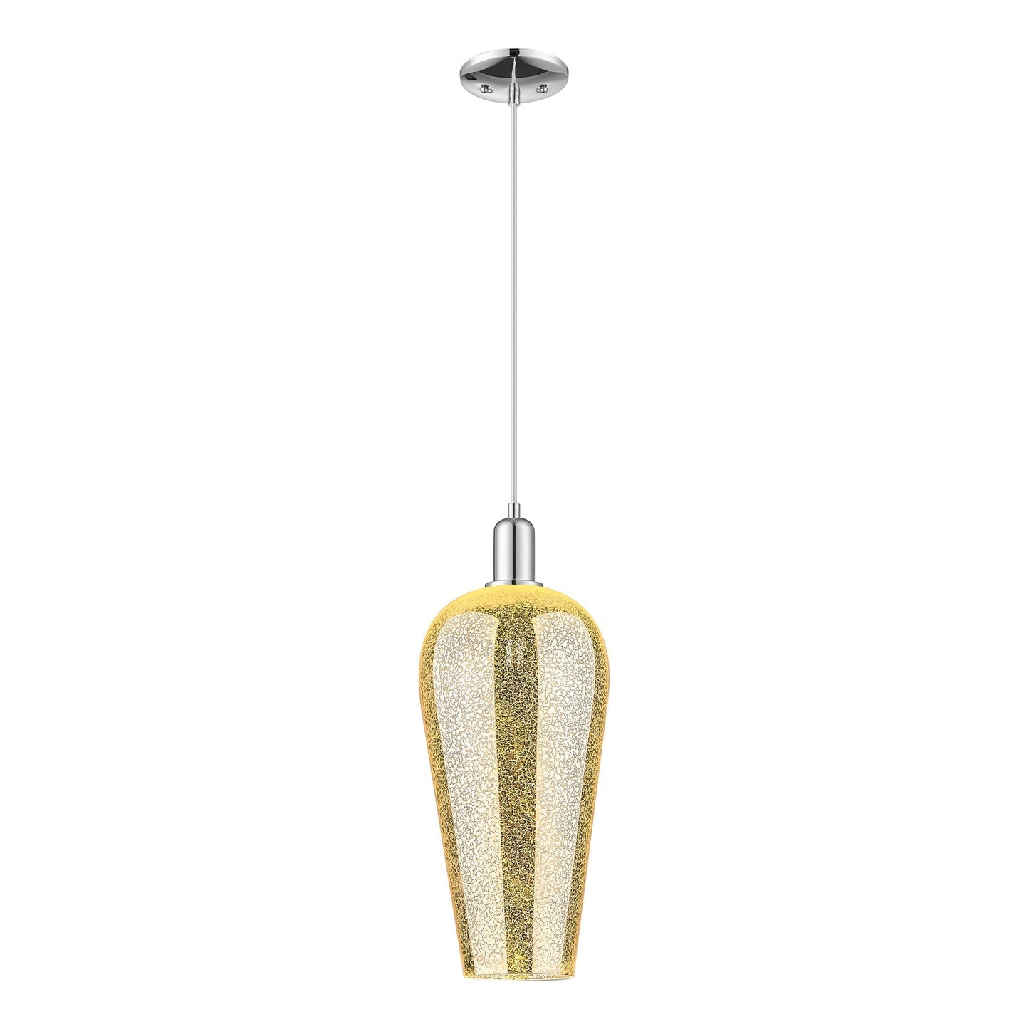Innovations Chelsea 8in 1-Light Mini Pendant | Industrial Polished Chrome and Mercury Glass | Kitchen Island & Dining Room | 8 | Model 716-1P-PC-G456-8ME