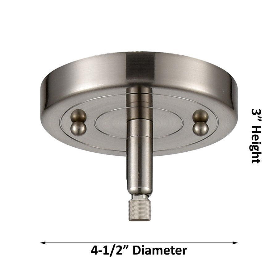 Innovations NB Dome 1Lt Stem Mini Pendant/16" Brushed Brass/NF