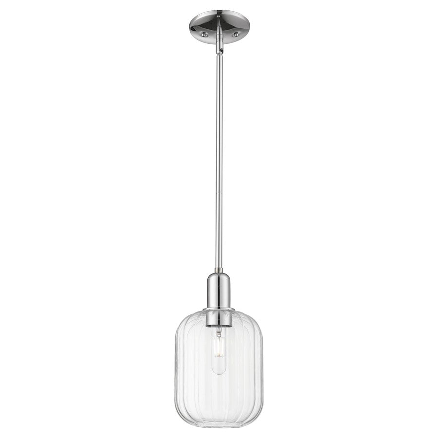 Innovations Preston 1Lt 7" Jar Stem Mini Pendant, CH/CL - 716-1S-PC-G460-7CL