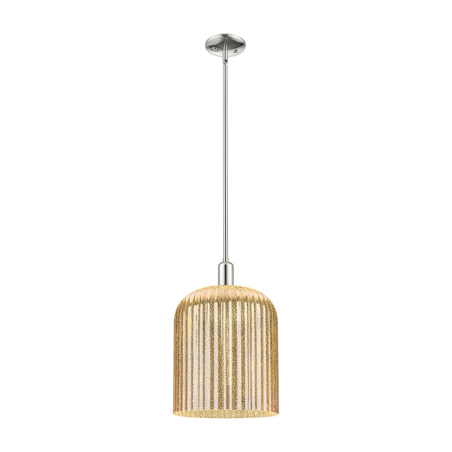 Innovations Bridal Veil 1Lt 12" Stem Mini Pendant, PN/MC - 716-1S-PN-G559-12ME