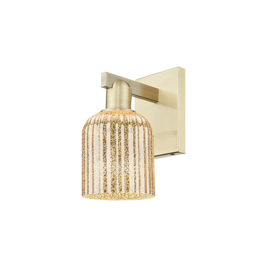 Innovations Bridal Veil 1Lt 5" Sconce, AB/Mercury