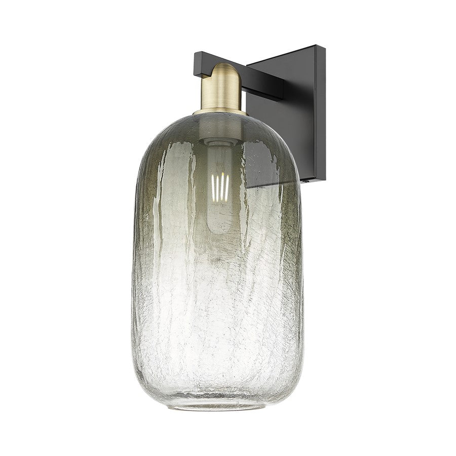 Innovations Brookhaven Cloche 1Lt 7" Sconce, BKBS/Slate