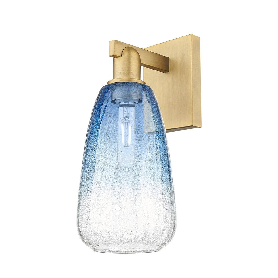 Innovations Brookhaven Almond 1Lt 6" Sconce, BB/SB - 716-1W-BB-G480-6SB