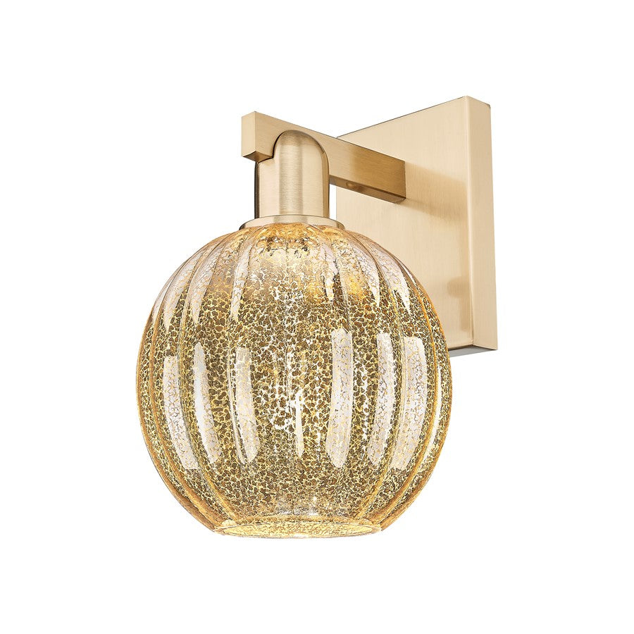 Innovations Preston 1Lt 7" Globe Sconce, CBZ/Mercury