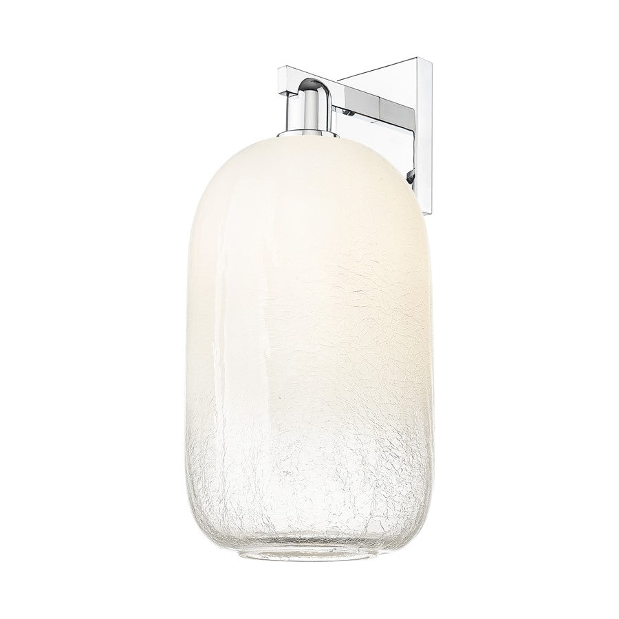 Innovations Brookhaven Cloche 1Lt 7" Sconce, Chrome/Opal