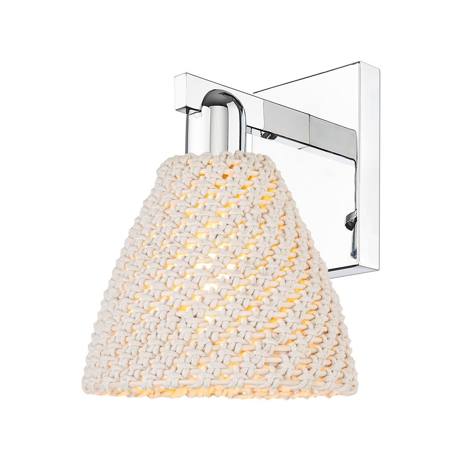 Innovations Natural Ballston Dome 1Lt 7" Sconce, CH/NF