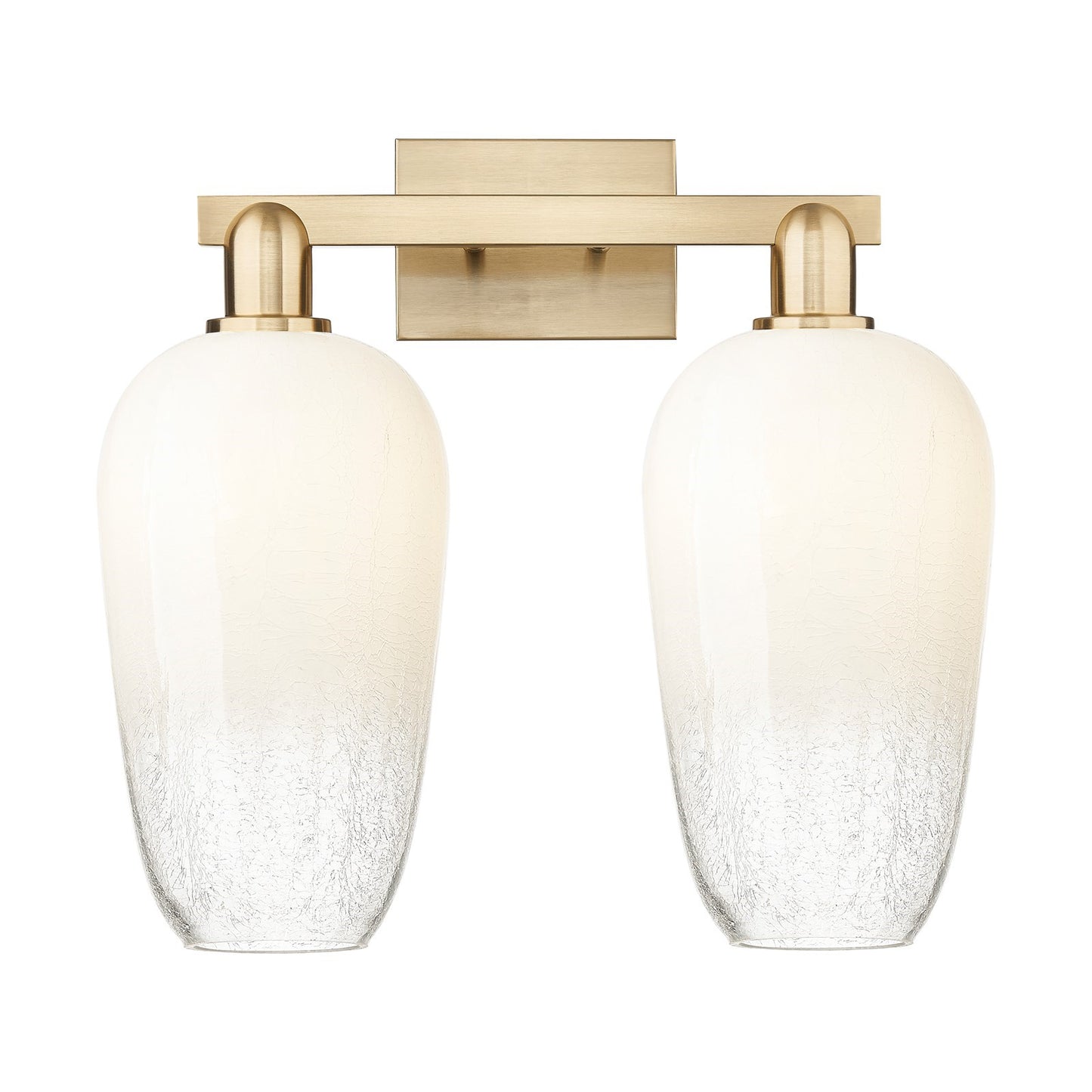 Innovations Brookhaven Flute 18in 2-Light Bath Vanity | Industrial Champagne Bronze Steel and Opal Glass | Bathroom Vanity | Model 716-2W-CB-G484-7OP