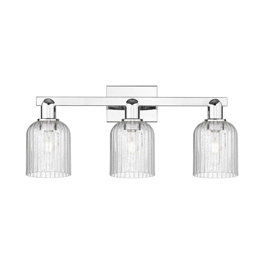 Innovations Bridal Veil 3Lt 24" Bath Light, Chrome/Seedy