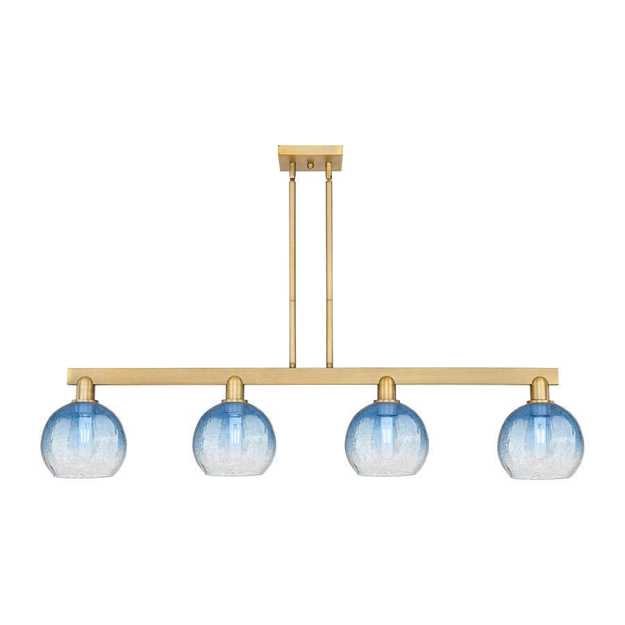 Innovations BH Globe 4Lt 48" Stem Island, BB/SB - 716-4I-BB-G483-8SB